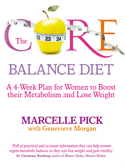 Title details for The Core Balance Diet by Marcelle Pick, MSN, OBGYN, NP - Available